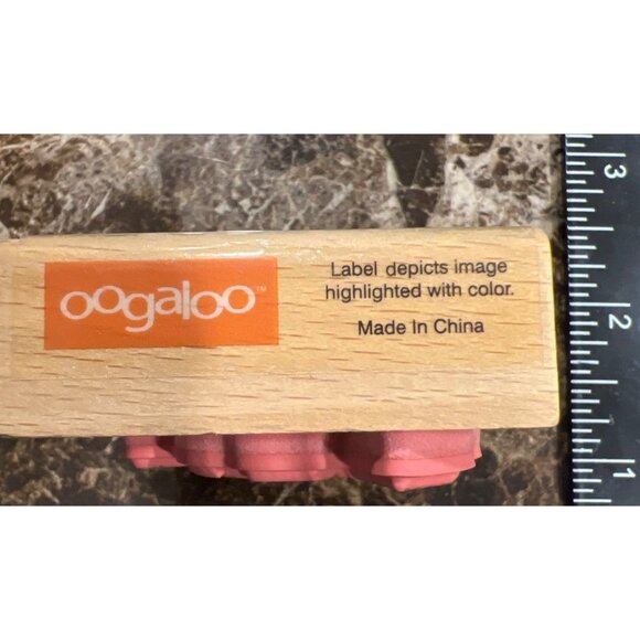 Peppermint Candy Wood Mounted Rubber Stamp By Oogaloo - Picture 4 of 4